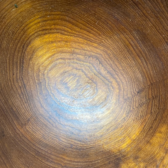 Good Wood Genuine Teak Made in Thailand Salad Serving Bowl Set Utensils 5 Piece - Picture 5 of 17